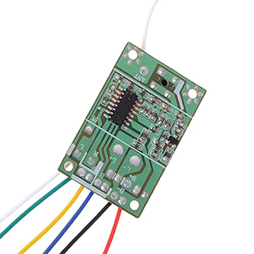 Image of 4CH 40MHZ Remote Transmitter & Receiver Board with Antenna for DIY RC Car Robot