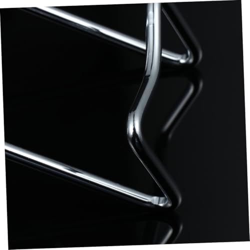 Soporte para botellas de vino de hierro forjado color plata miniatura 6