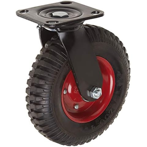 Steelex D2581 Swivel Heavy Duty Industrial Wheel, 8-Inch Cover