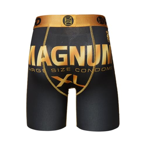PSD Men's Magnum Xl Boxer Briefs, Black, M4