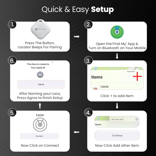 Image of Portronics LOCA Item Finder with Upto 1 Year Battery Life, Bluetooth Tracker,MFi Certified, Item Locater for Keys, Wallets, Luggage, Gadgets etc,Only iOS Compatible with Apple Find My App