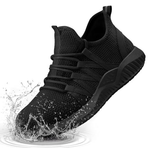 Steel Toe Shoes for Men Women Non Slip & Waterproof Safety Work Sneakers