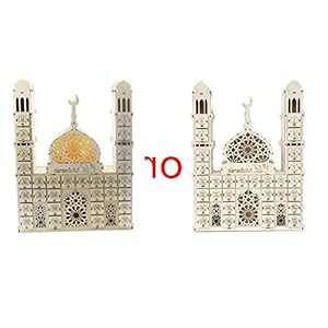 Eid Mubarak Countdown Kalender DIY Hout Ramadan Decoratie Houten Gift Lade kleine bureau kalender 2021 Kalender Card…