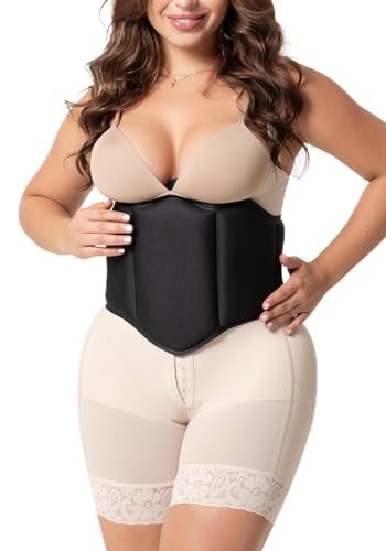 BE SHAPY 360 Lipo Foam Wrap Around Ab Board | Lipo Boards Post Surgery 360 | Tummy Tuck Recovery Must Haves Black