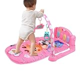 Kick Play Piano Gym Beleuchtete Musikstation, Lernzentrum für Kinder, 3 in 1, hochwertiger ungiftiger Stoff mit gepolsterter Basis, hochwertiges Kinderzimmerzubehör, Jue Gym