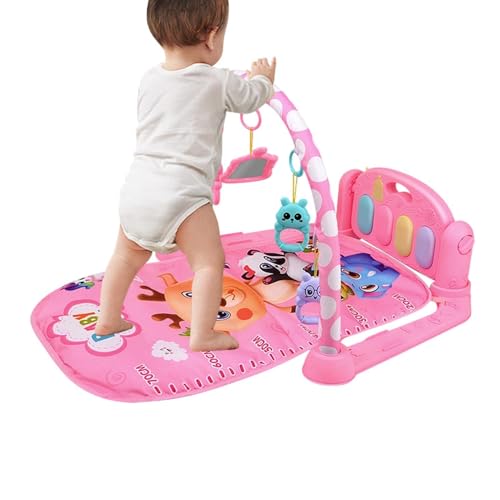 Tapis de jeu au sol musical pliable avec piano et lumières pour bébé