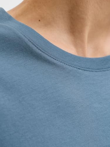 JACK & JONES Herren Jjeorganic Basic Tee Ss O-Neck Noos T-Shirt, Blue Mirage, S – Ansicht 5