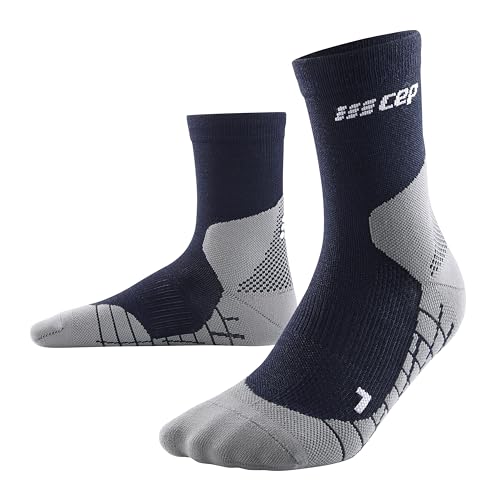 CEP Womens Hiking Socks, Light Merino Wool, Mid-Cut Crew