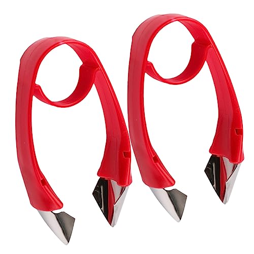 Gadget da cucina: facile da usare, mirato al gambo della fragola e delicatamente il gambo verrà selezionato. è strumento essenziale per la cucina.