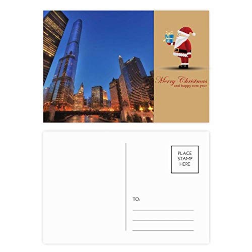 Cartes postales Père Noël City Stars pour décorer vos tables de réveillon