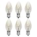 6pcs 15W Ampoules À Incandescence De Lumière De Lampe De Sel De L'Himalaya, Ampoule De Lampes À Bouchon À Vis E12 Pour Ampoules De Four, Réfrigérateurs Et Congélateurs De Lampe De Sel De L'Himalaya