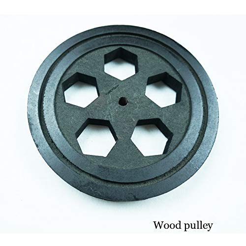 Luz de polea de elevación Creativa, lámpara de Pared Negra de Madera Vintage para Loft, Pasillo, mesita de Noche, Porche, Restaurante, Bar, cafetería, Sujetador Ligero