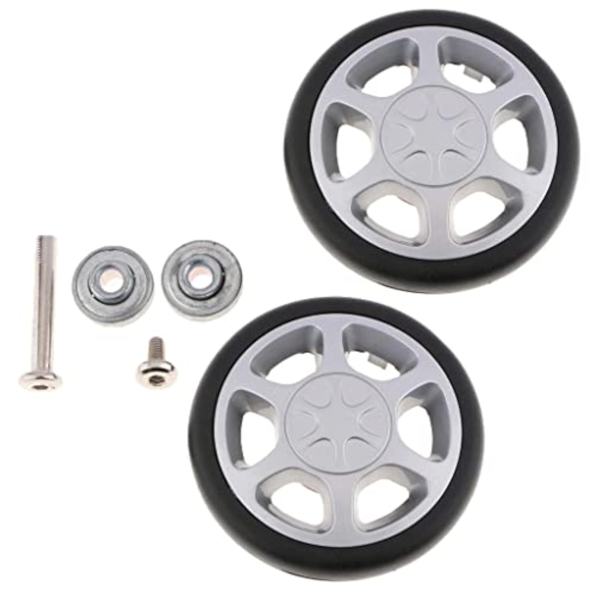 Travel Suitcase Trolley Case Wheels Set with Nail Accessory Kit