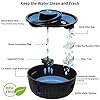 Large Pet Fountain with Two Filter Sets