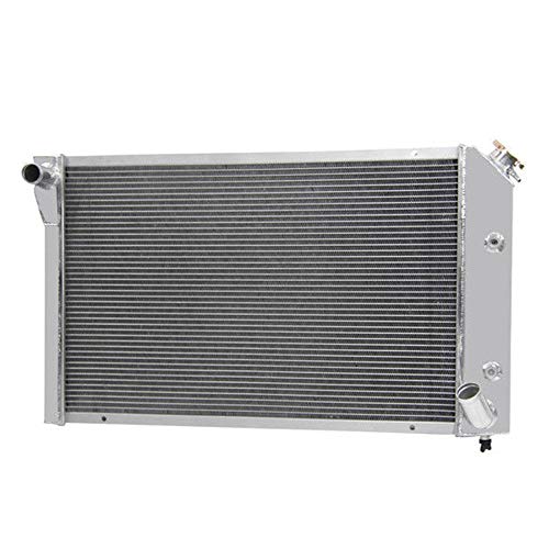 OzCoolingParts 3 Row Core Aluminum Radiator + 2 x 12" Fan w/Shroud + Thermostat/Relay Wire Kit for 1977-1982 78 79 80 81 Chevy Corvette C3 350ci 5.7L/5.0L V8 Engine