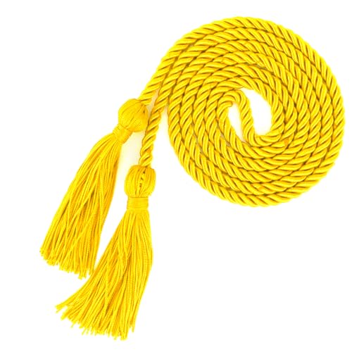 Graduation Cords Gold Cords for Graduation 2026 Graduations Tassel Cord 67 Long Braided Grad Ropes Honor Cord for Graduations Decorations Bachelor Gown Master Doctoral