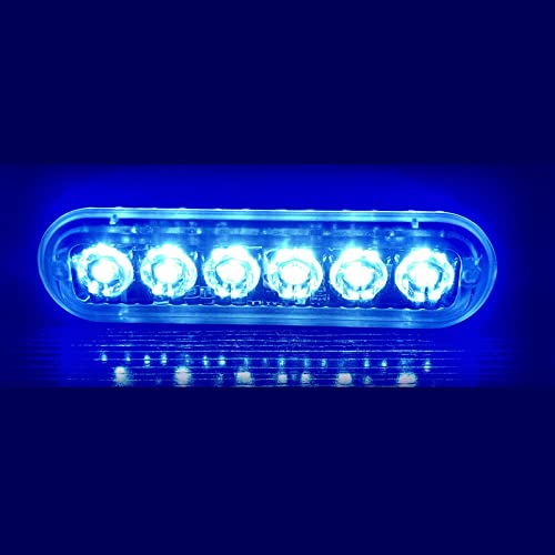6 Luci Stroboscopiche LED Emergenza - Luci Lampeggianti Per Auto, Camion, Veicoli | Bianco/Rosso 12-24V - Foto 5