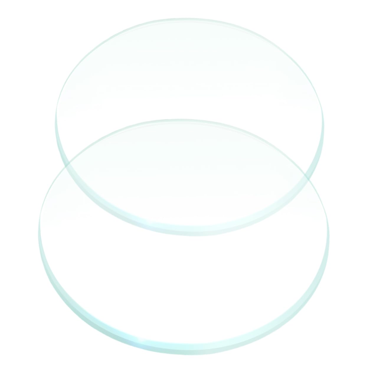 SOLUSTRE Teaching Tool Lenses 2pcs Double Convex Optical Glass Physics Experiment Magnification Lens