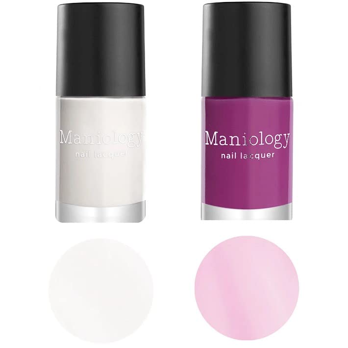 Maniology Duo Tinted Calcium Rich Base Coat Set | Semi-Sheer Base Coats