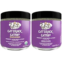 Cat Crack Catnip 1 Cup Bundled with Organic Catnip 1 Cup, Premium Blend Safe for Cats, Infused with Maximum Potency Your Kitty is Sure to Go Crazy