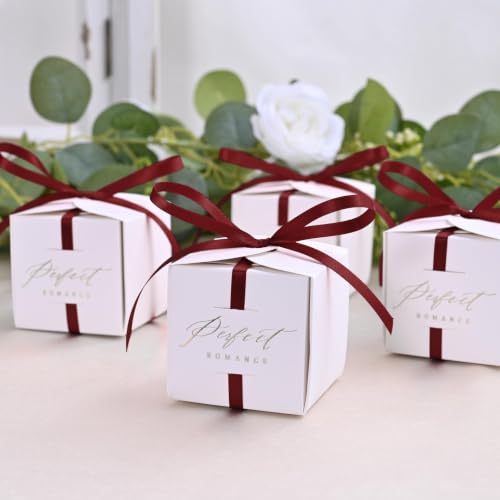 Image of Double Face Sherry Satin Ribbon 1 /4 inch X 50 Yards Polyester Sherry Ribbon for Gift Wrapping Very Suitable for Weddings Party Hair Bow Invitation Decorations and More