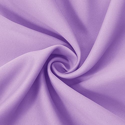 Image of LEMOMO Blackout Curtains 42 x 84 inch /Lavender Curtains Set of 2 Panels /Thermal Insulated Room Darkening Bedroom Curtains