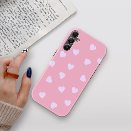 Image of COLORflow Back Cover Compatible with Samsung Galaxy A34 5G | Heart Celestial Color Customized | Glossy Armoured Bumper with Camera Protection Back Cover Compatible with Samsung Galaxy A34 5G