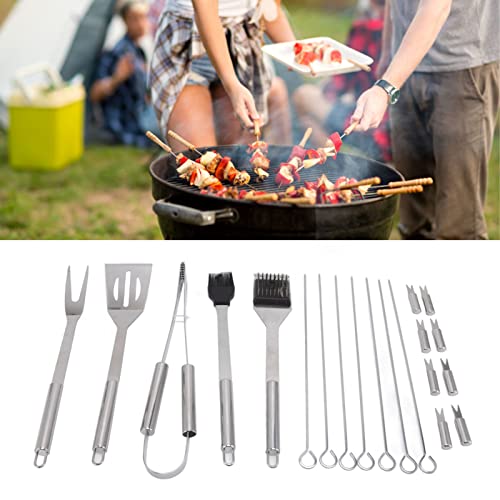 Set de herramientas para BBQ de acero inoxidable miniatura 5