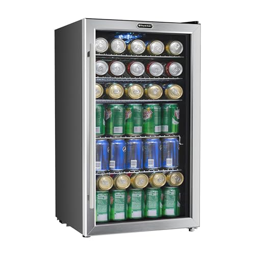 Whynter BR-130SB 120 Can Capacity Stainless Steel Beverage Refrigerator
