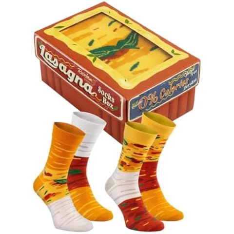 Rainbow Socks Lasagna Socks Gift Set Cover