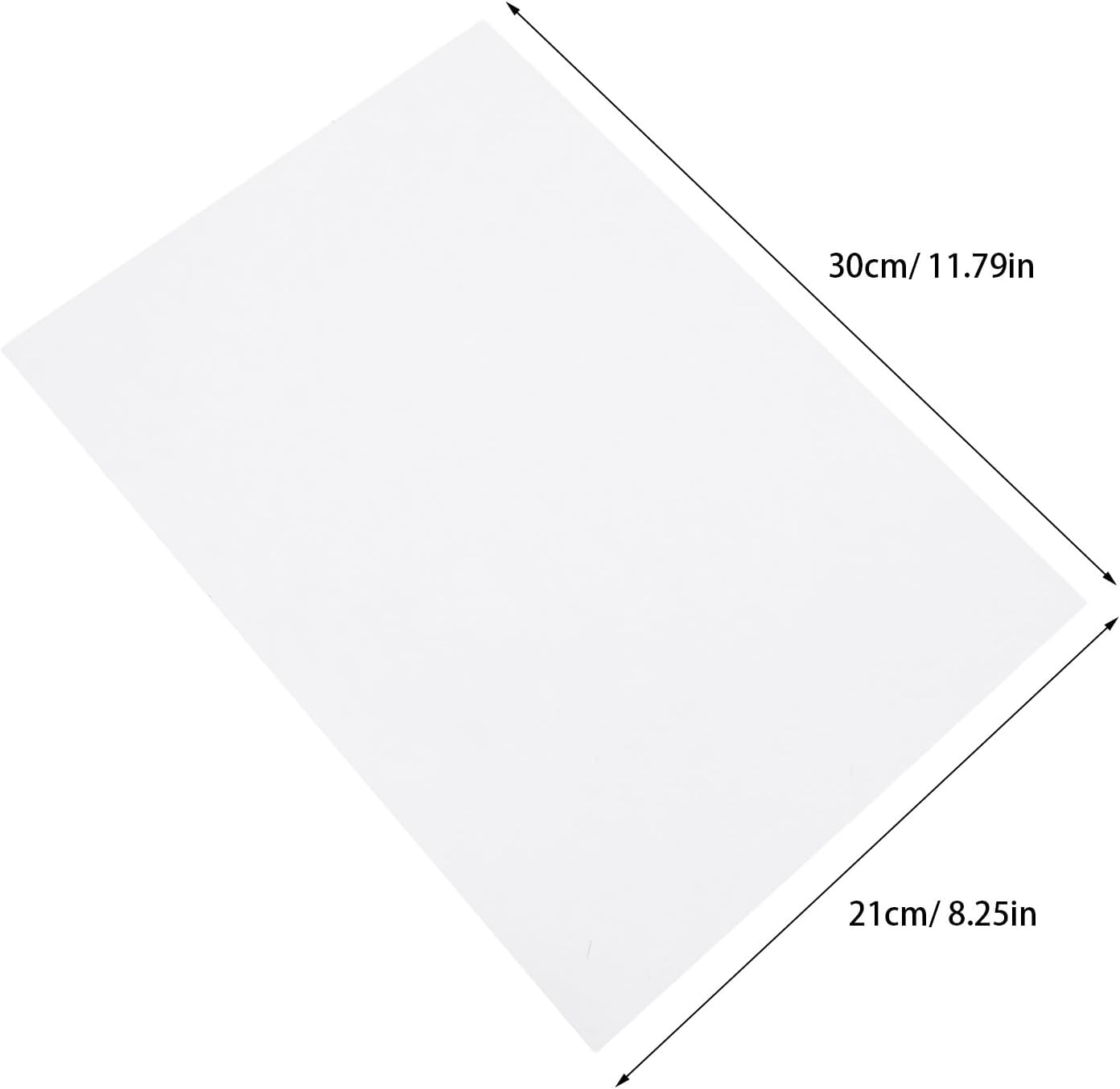 OFFSCH 200 Sheets Sticker Release Paper: A4 Size Sticker Binder Insert Sheet - 30-Hole Loose Leaf Paper Pad for Scrapbooking and Albums