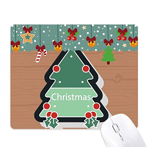 Tapis de souris de Noël en caoutchouc souple pour souris optique et laser