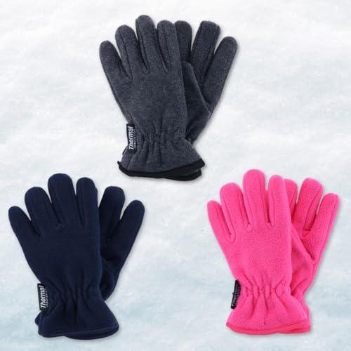 Image of CTM Kids' One Size (5-10) Winter Fleece Glove