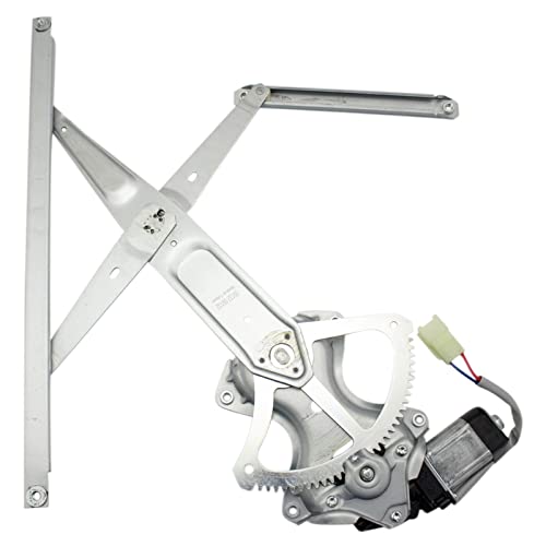 Image of TRQ Front Passenger Side Power Window Motor and Regulator Assembly Power Compatible with 2004-06 Scion xA Japan Built Models 1st VIN Digit J 06-12 Toyota RAV4 Japan Built Models 1st VIN Digit J