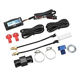 Öltemperaturanzeige, Wassertemperaturmessgerät, Öltemperaturanzeige, Wasserdichter LCD-Bildschirm, 4-in-1-Wassertemperaturanzeige, Digitalanzeige, Motorrad-Thermometer für