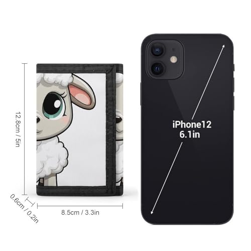 Lamb Trifold Wallet for Men - Money Clip Slim Wallets with Multiple Card Slots Minimalist Small Front Pocket Wallet for Everyday Carry2