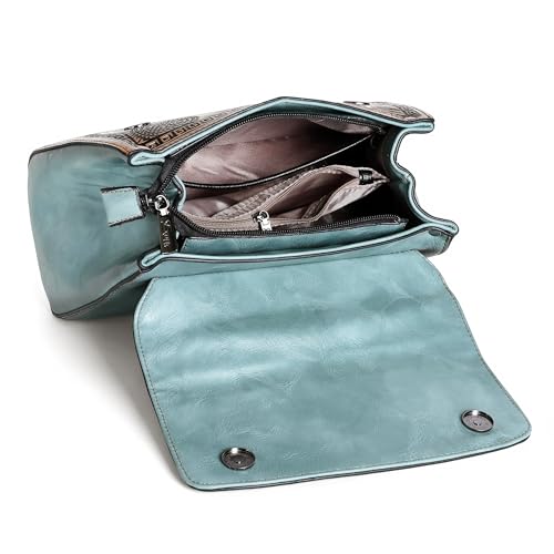 Image of EXOTIC Premium Vintage Embossed Floral Flap Desing Sling Bag For Women