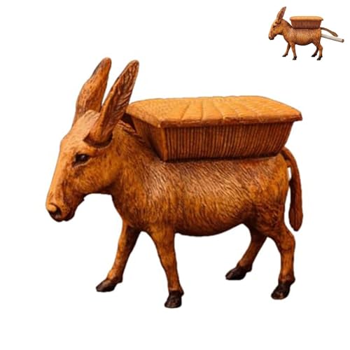 Vintage Donkey Automatic Cigarette Dispenser SqueezeKick PopUp Prank Holder Retro Animal Decor Smoking Gag Accessory Gift for Men & Dad Home/Office Party 1pc (Donkey with Cigarette)