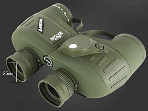 Hesolo Marine Fernglas 10X50, HD Professionelles, leistungsstarkes wasserdichtes Teleskop mit Kompassbereich, Paul Prism… – Bild 6