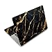 PLIGREAT Black Gold Marble Laptop Skin Sticker Decals Fits 12" 13" 13.3" 14" 15 inch Laptop Universal Removable Vinyl Notebook Art Protector Netbook PC Cover Decal