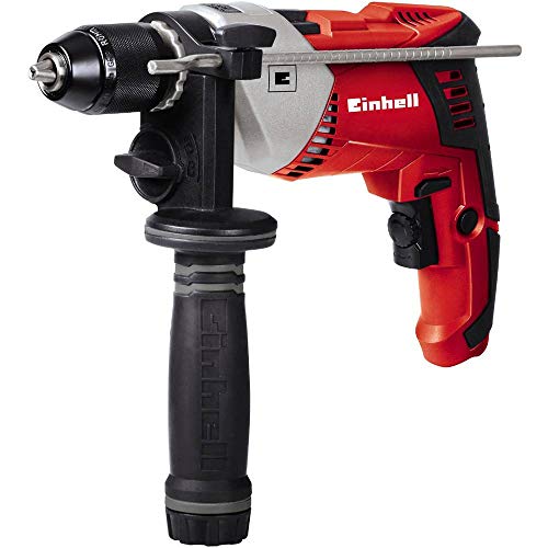 Einhell Trapano a percussione TE-ID 750/1 E (tensione 230-240 V, potenza 750 W, giri al min. 0-3000, percussioni al min. 0-48000, incl. seconda maniglia, valigetta)