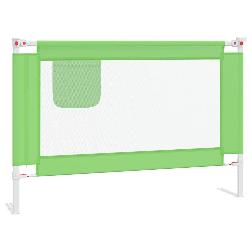 Generisch Kleinkind-Bettschutzgitter Grün 100x25 cm Stoff,Baby & Kleinkind,Babysicherheit,Baby-Bettschutzgitter,10190