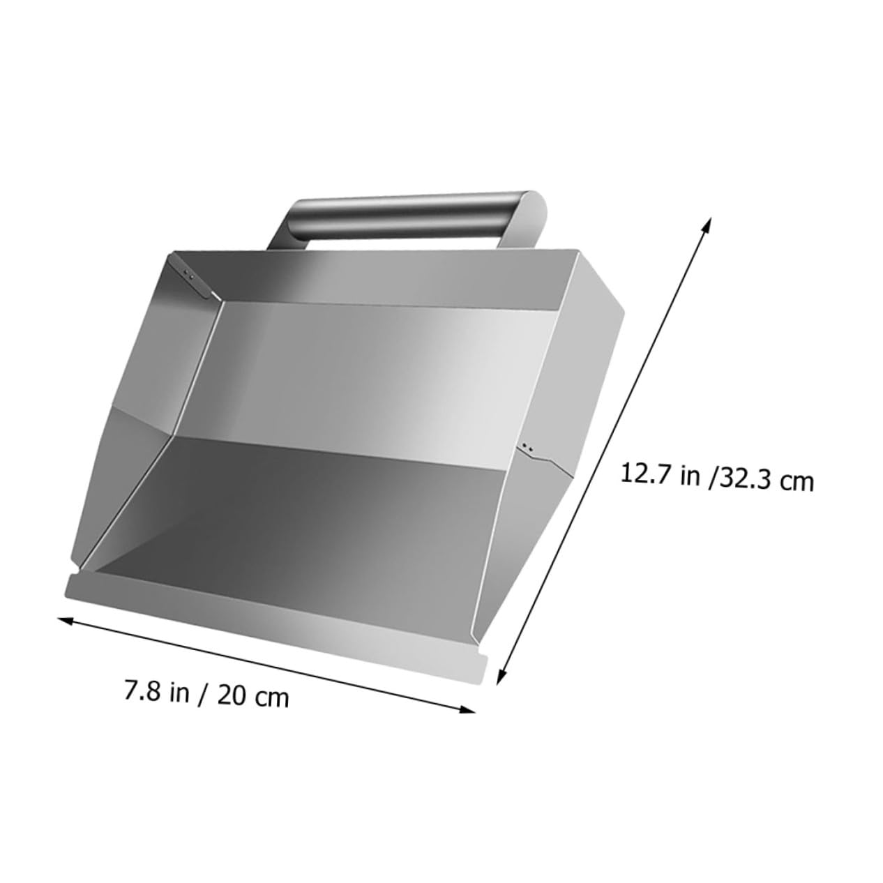 Frattazzo per Intonaco in Acciaio Inox Argento, Finitura Muratura | Leggero e Facile da Pulire, Resistente alla Ruggine, Uso Multiplo per Cemento e Stucco
