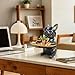 Cozy Villa French Bulldog Tray Statue, Black Frenchie Sculpture with Gold Tray for Entrance Livingroom Coffee Table Decor, Dog Key Holder Jewelry Trays, Dog Lovers Gifts
