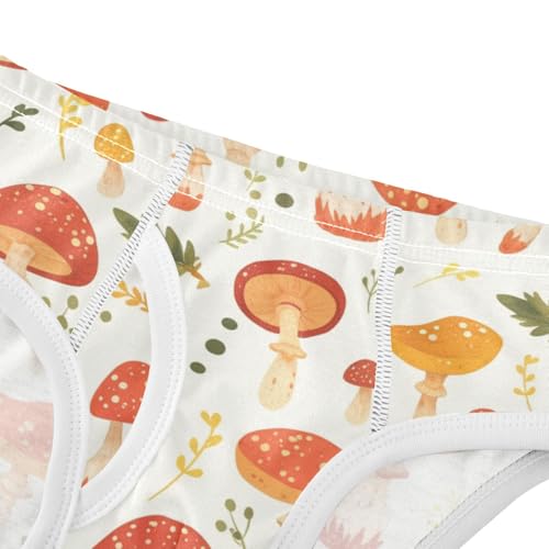 Mushroom Doodle Toddler Boys' Pure Cotton Kids Underwear Breathable Undies4