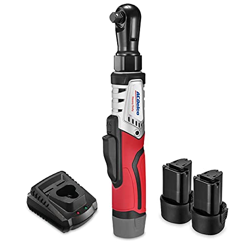 ACDelco Cordless G12 Series BRUSHLESS Li-ion 12V MAX. Ratchet Wrench (1/2â€˜â€™) Tool Kit, 2-Pack Lithium-Ion Batteries