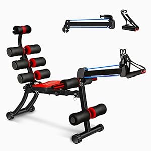 WINBOX Abdominal Exercise Machine, Multi-functional 22 in 1 Home Gym Equipment for AB Workout and Core Strength Training, Adjustable Rowing Machine for Home Gym.