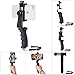 Produktbild Ergonomischer Griff Handheld Stabillisator Smartphone Handyhalter Handgriff Monopod einstellbare Selfie Stick 360°drehbar Clip für 55-100mm Bildschirm Handy Halterung Klemmer für iPhone Huawei Samsung