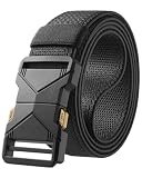 Jamtovera Tactical Belt for Men, Heavy Duty Quick Release Bu...