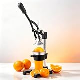 Bonnlo Presse Agrumes Manuel, presse fruit manuel, en Acier Inoxydable, Alimentaire Broyeu...